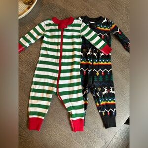 Lot of 2 Hanna Andersson pajamas EUC 6-12 m